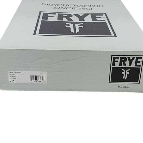 Frye Paige Tall Leather Riding Boots Classic Equestrian Knee-High Cowgirl - Picture 13 of 15